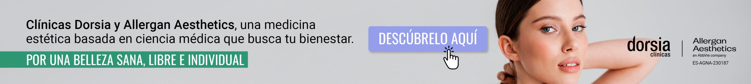 Banner Clínicas Dorsia y Allergan Aesthetics
